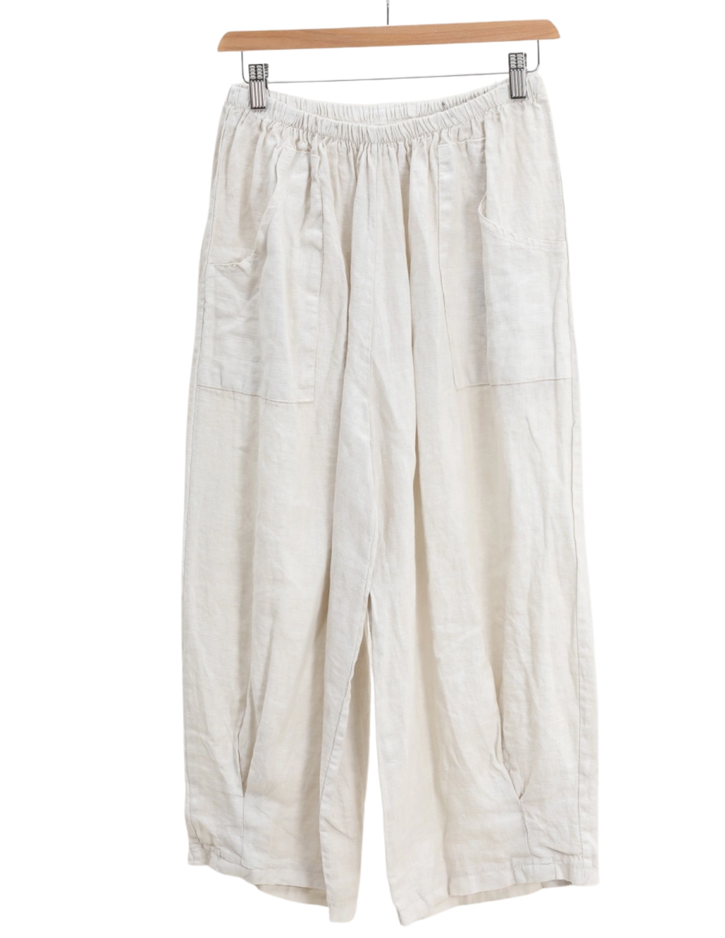 Linen Barrel Pants