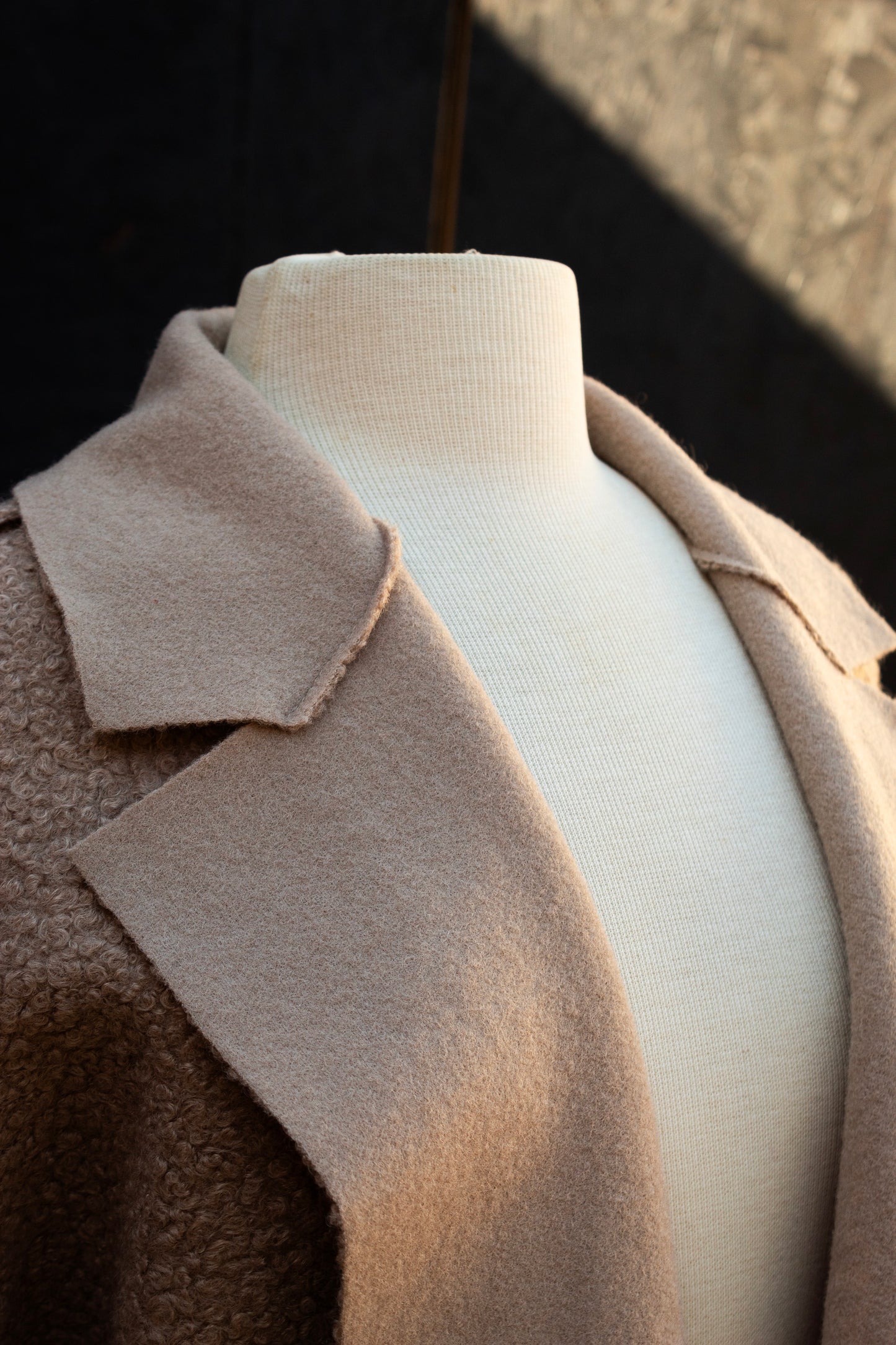 Fluffy Jacket Camel