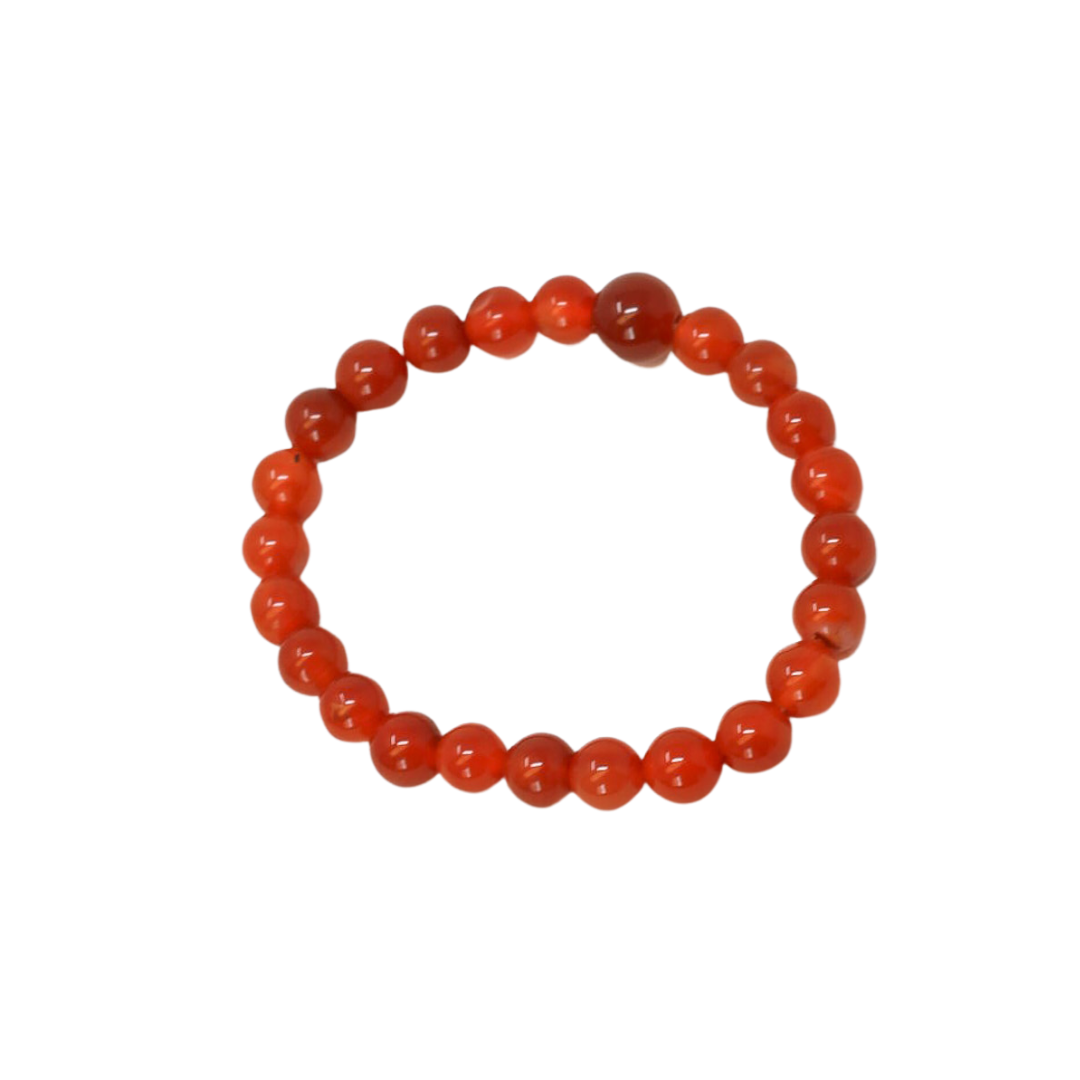 Carnelian Beaded Bracelet