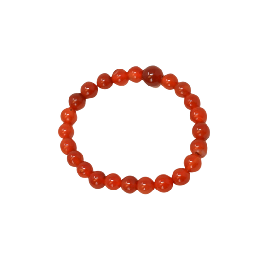 Carnelian Beaded Bracelet
