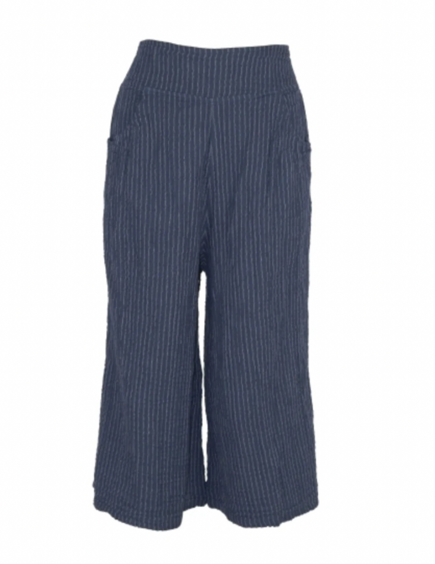 Striped Thai Cotton Gaucho Pants