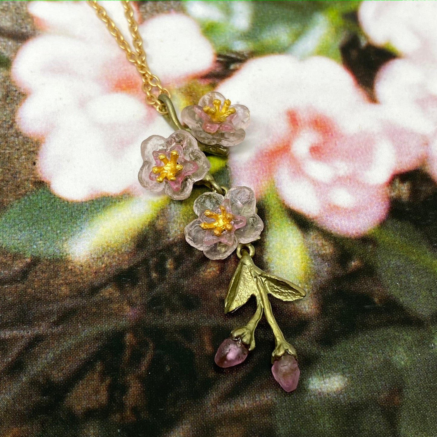 Peach Blossom Necklace