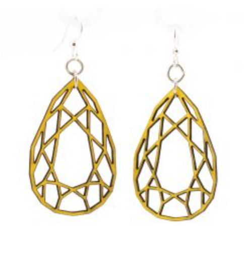 Pear Cut Diamond Earrings