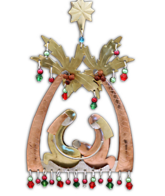 Christmas Palm Nativity