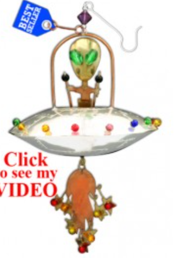 Space Alien Ornament