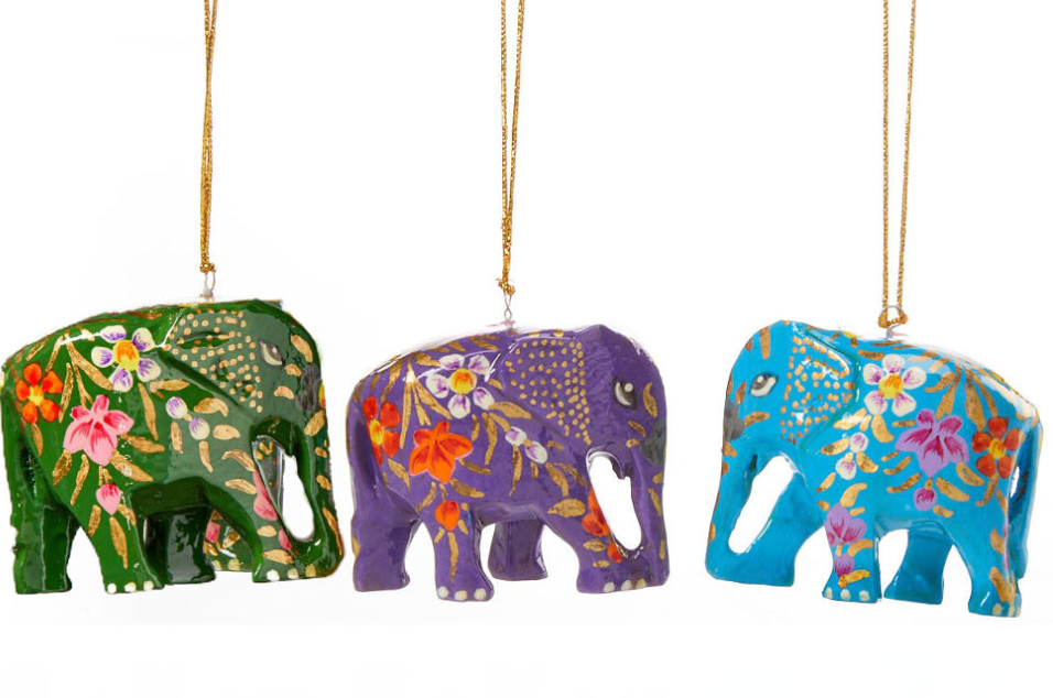 Kashmiri Elephant Ornament