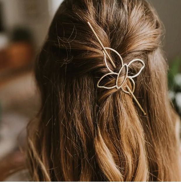 Hair Slide w/ Stick