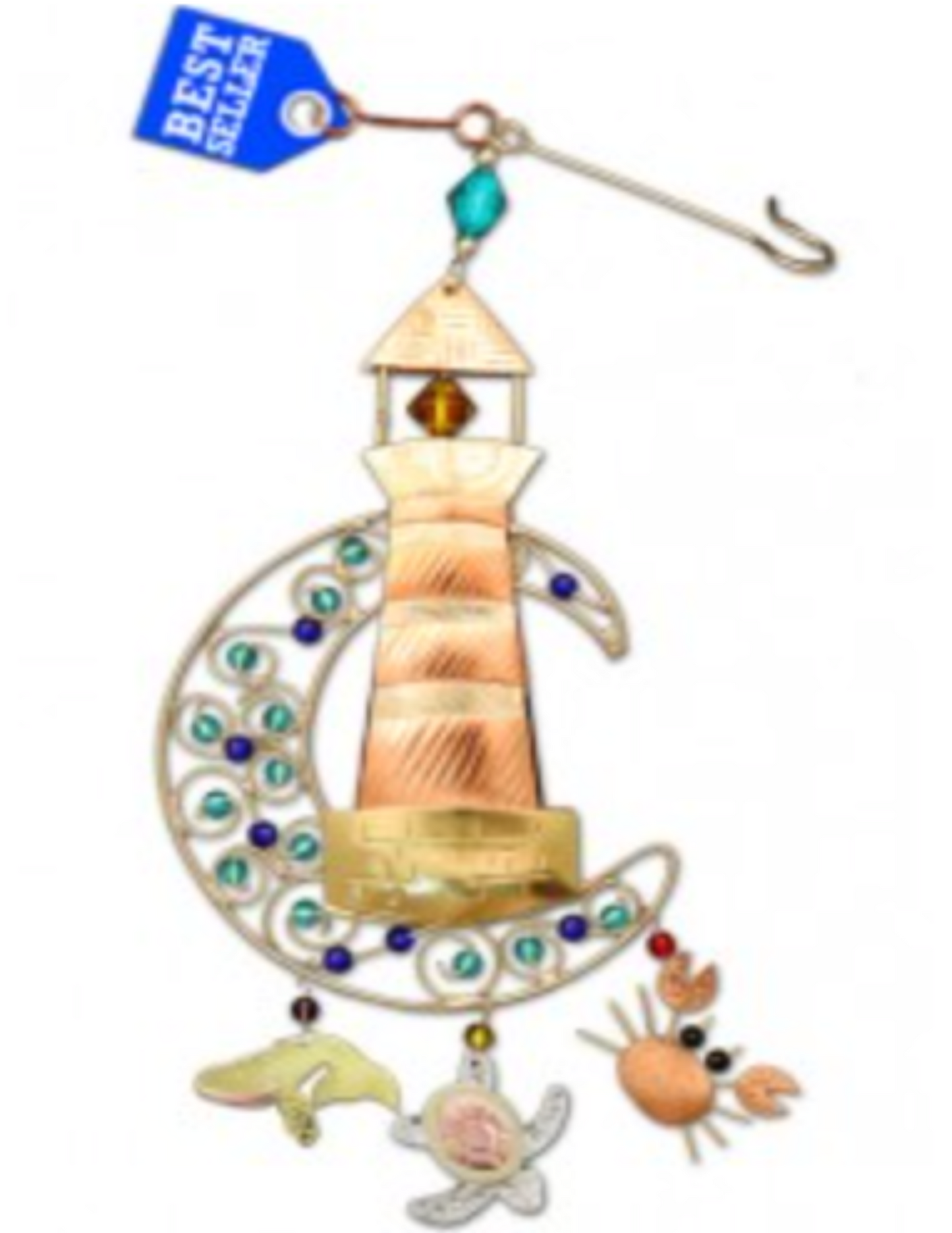 Moonbeam Lighthouse Ornament