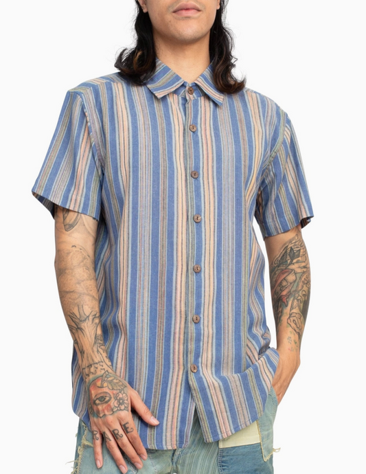 Vintage Striped Botton Down Shirt