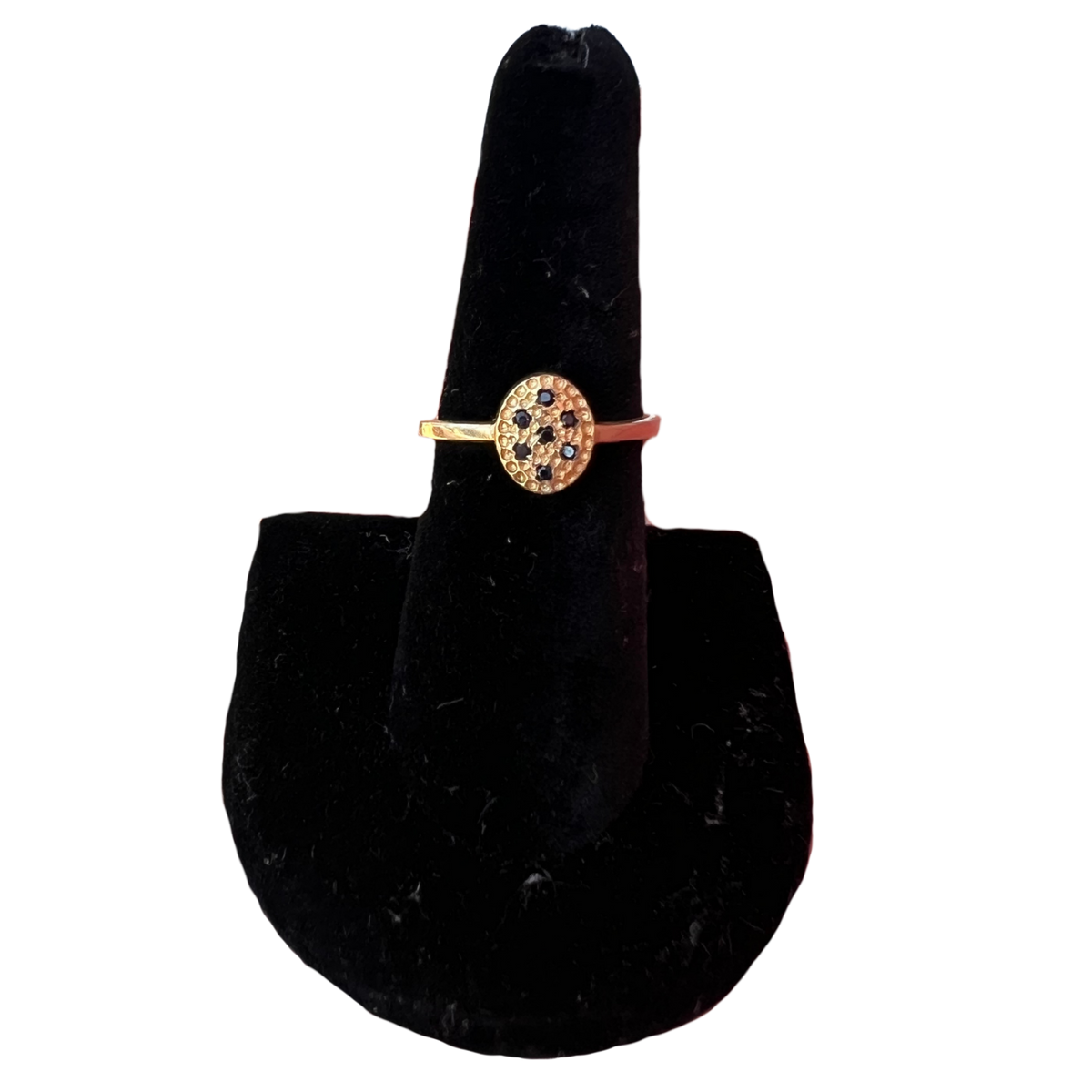 Seven Stone 18k Gold Vermeil Ring
