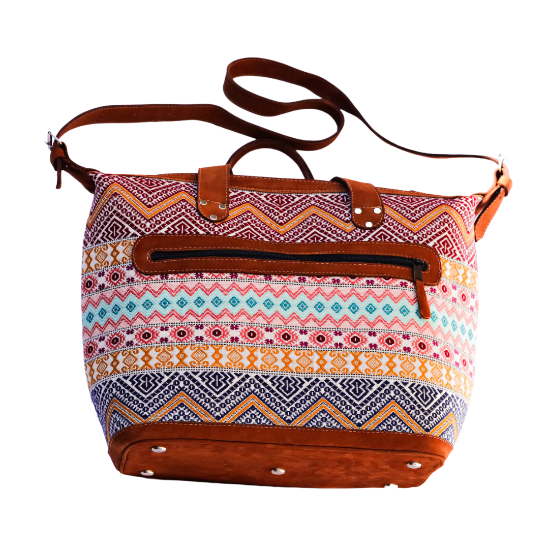 Falseria Hand Weaving Weekender Bag