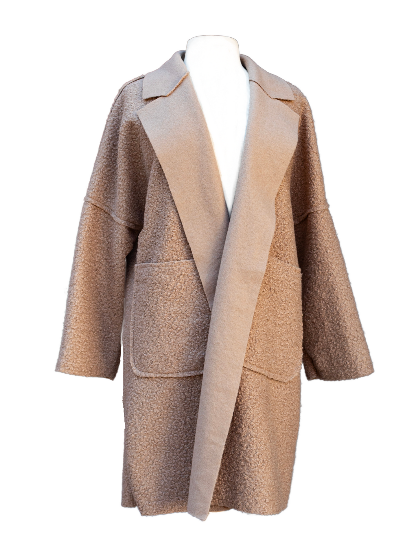 Fluffy Jacket Camel