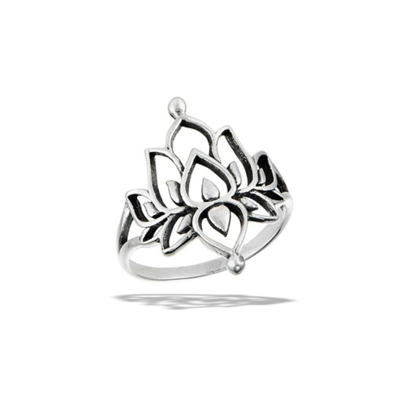 Double Lotus Ring