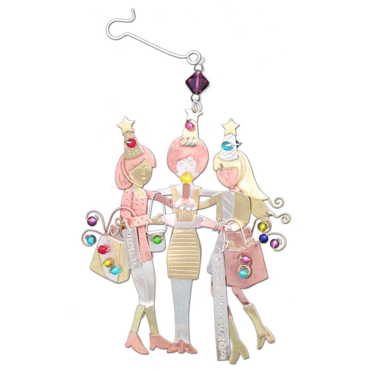 Party Girlfriends Ornament