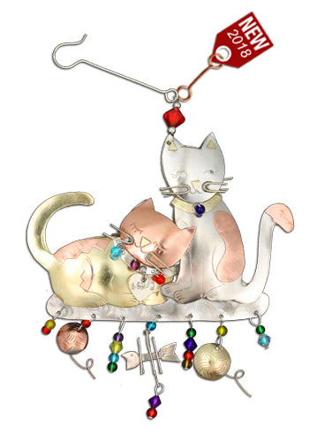 Meow Love Ornament