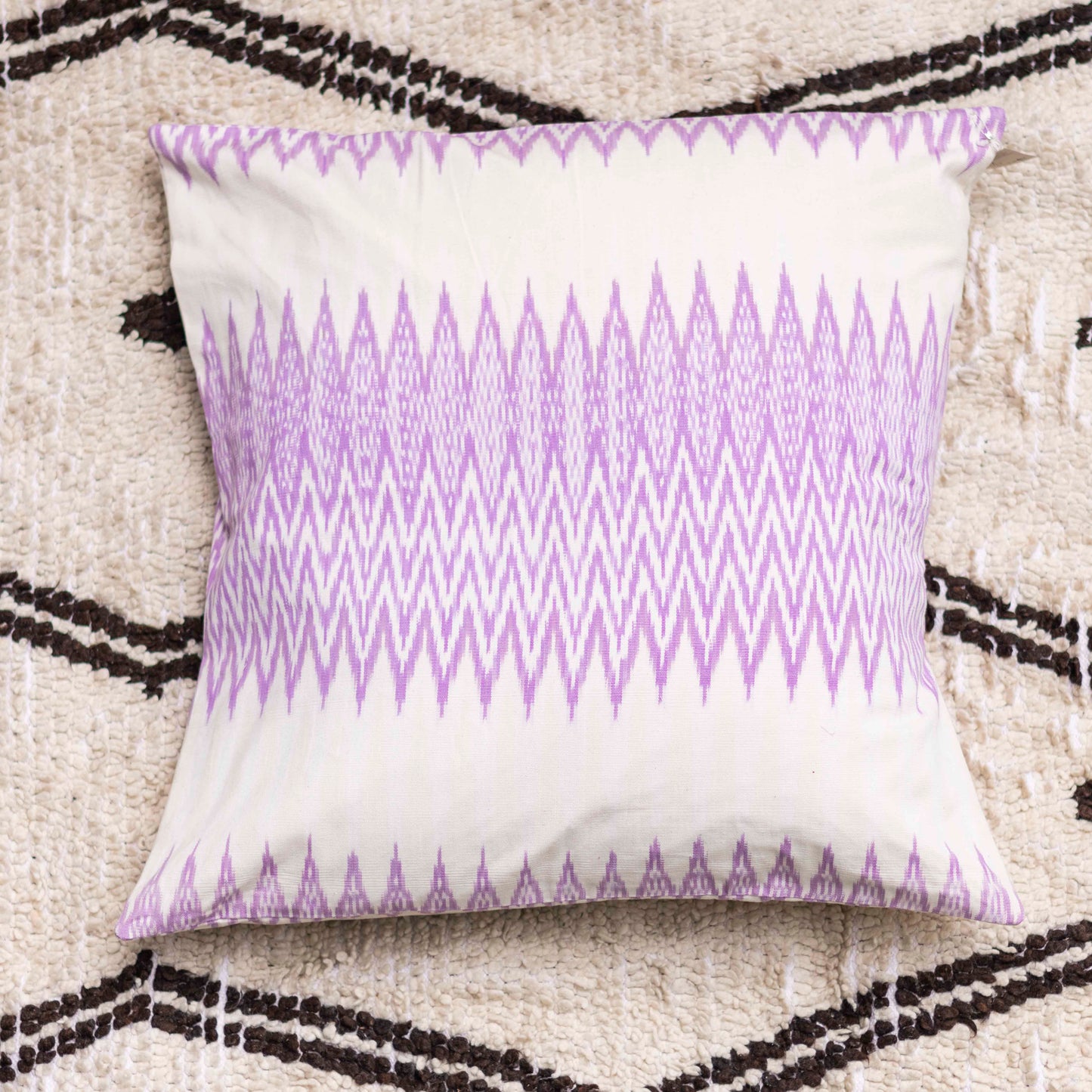 Lilac Floor Ikat Pillow Case