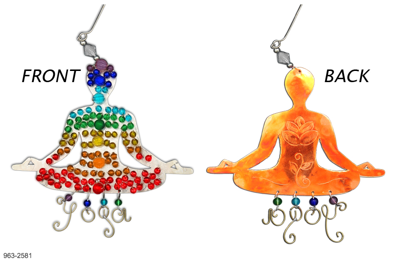 Peaceful Yoga Ornament