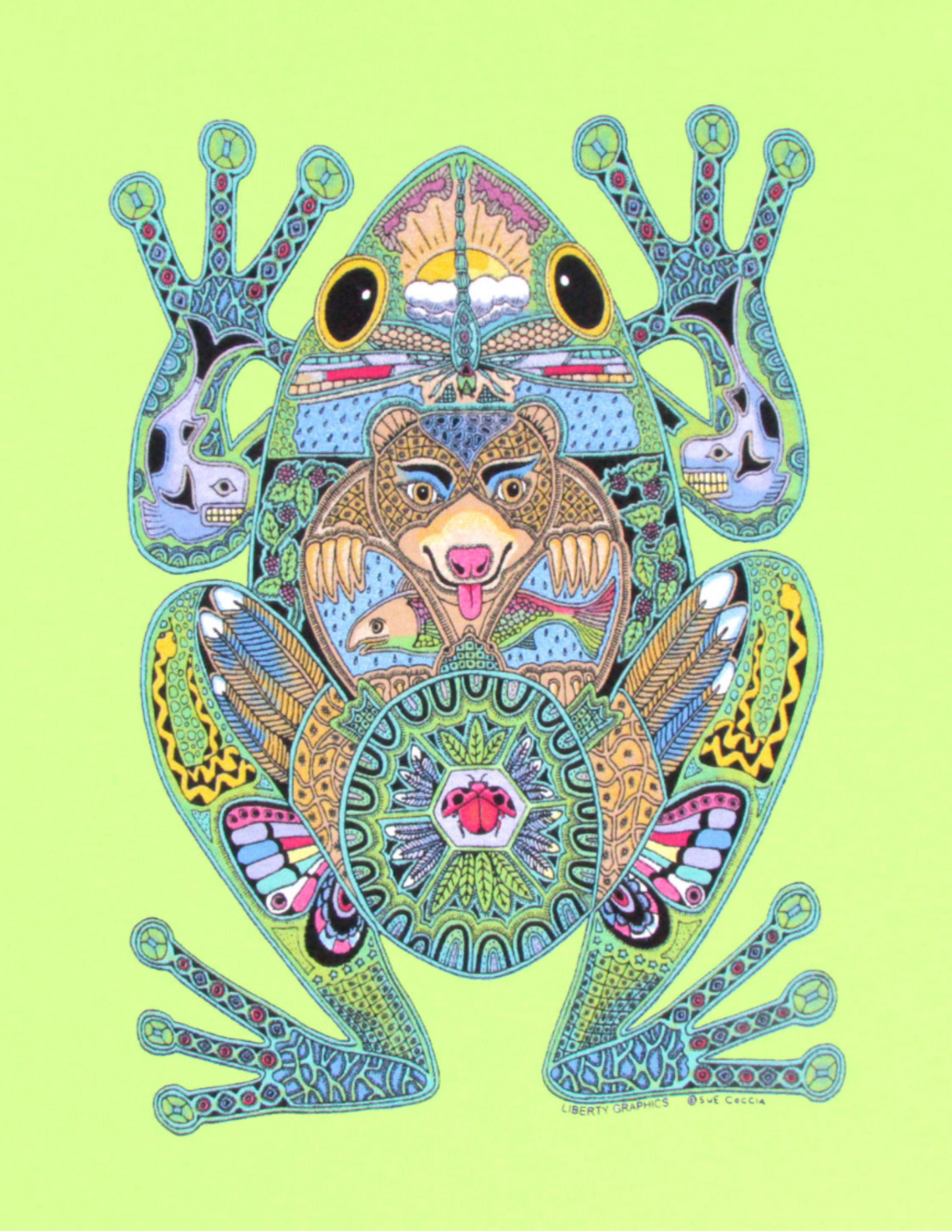 Earth Art Frog T-Shirt