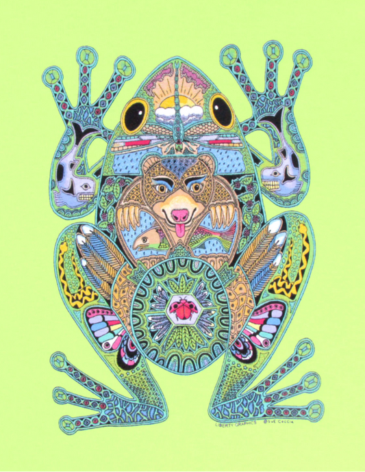 Earth Art Frog T-Shirt