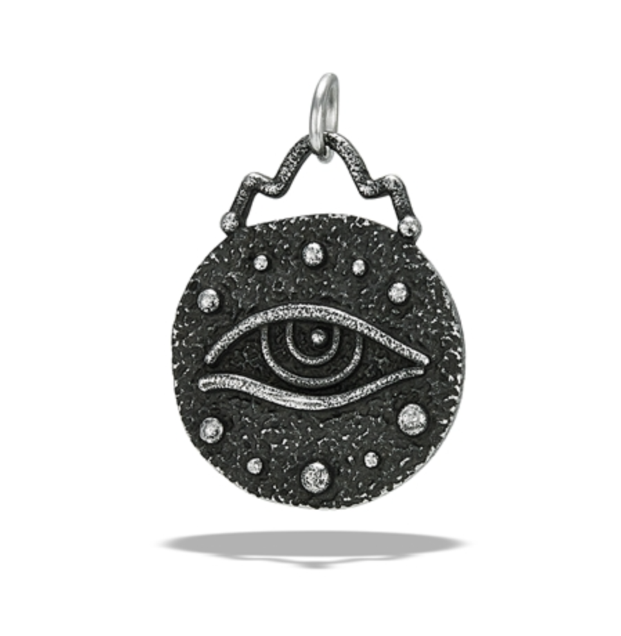 Stainless Steel Evil Eye Pendant