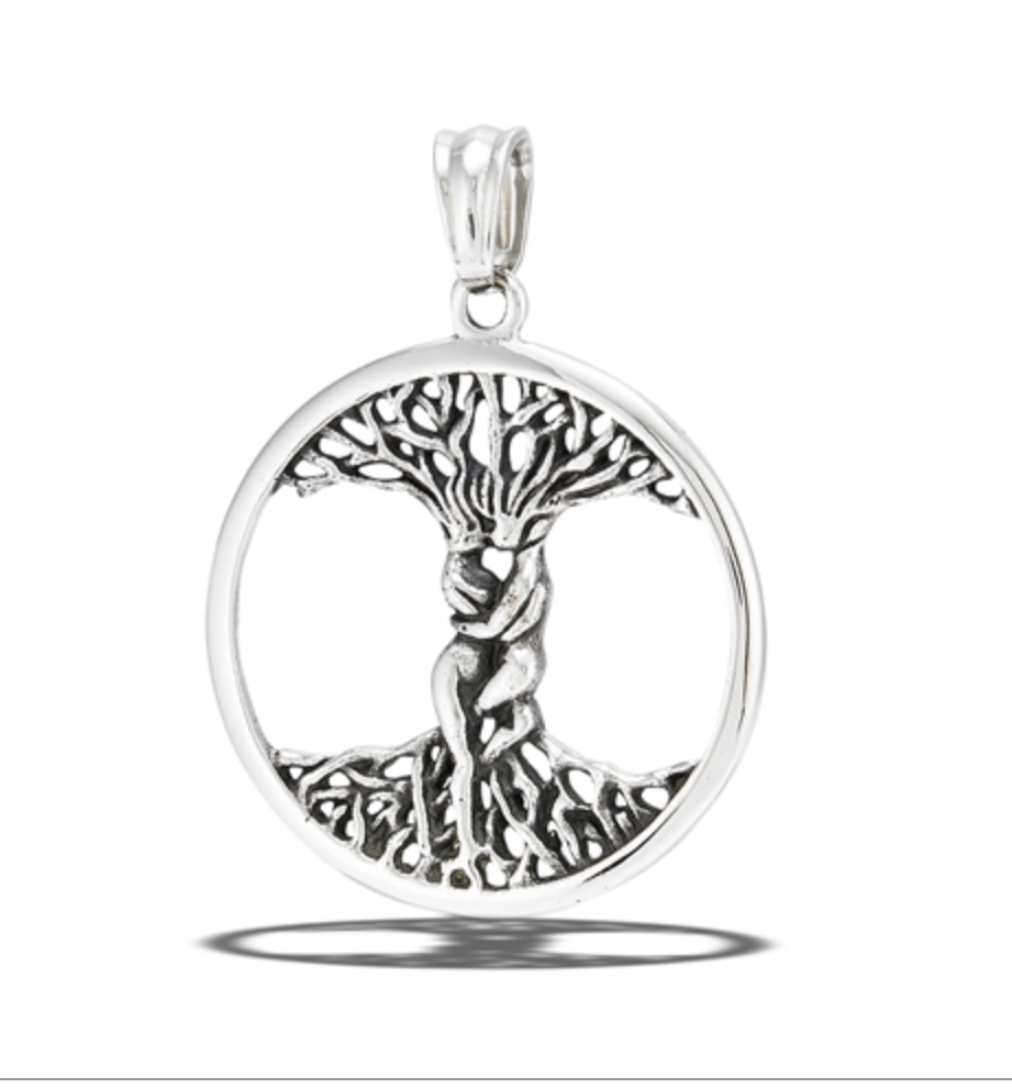 Stainless Steel Tree of Life Pendant