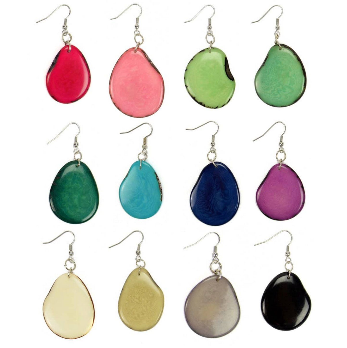 Waterfall Tagua Earrings