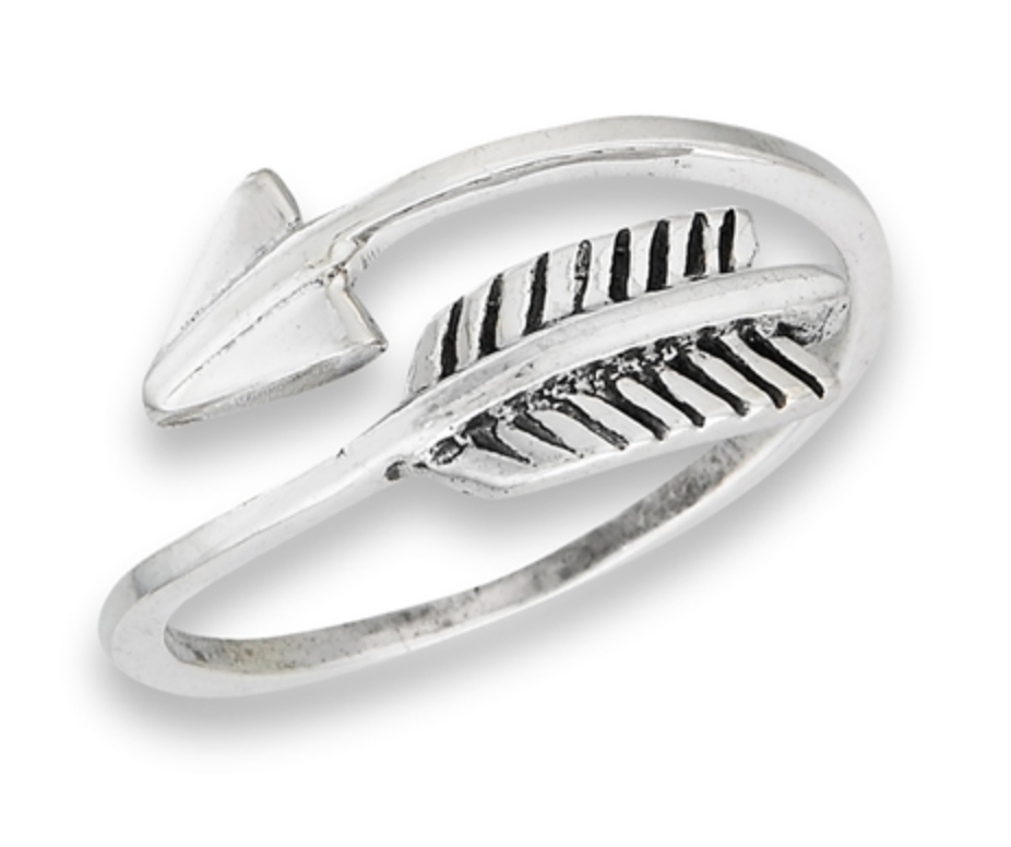Feather And Arrow Ring
