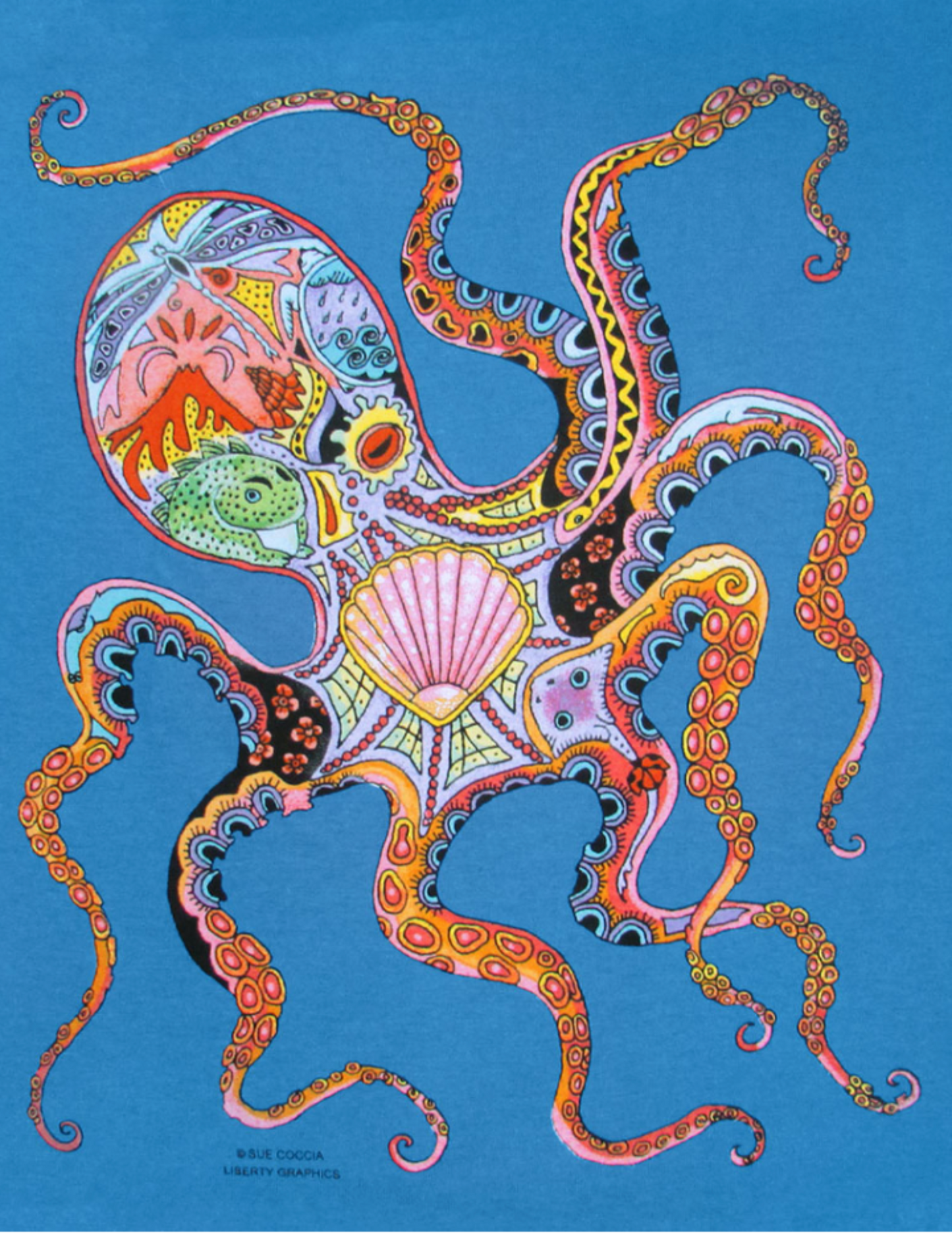 Earth Art Octopus T-Shirt