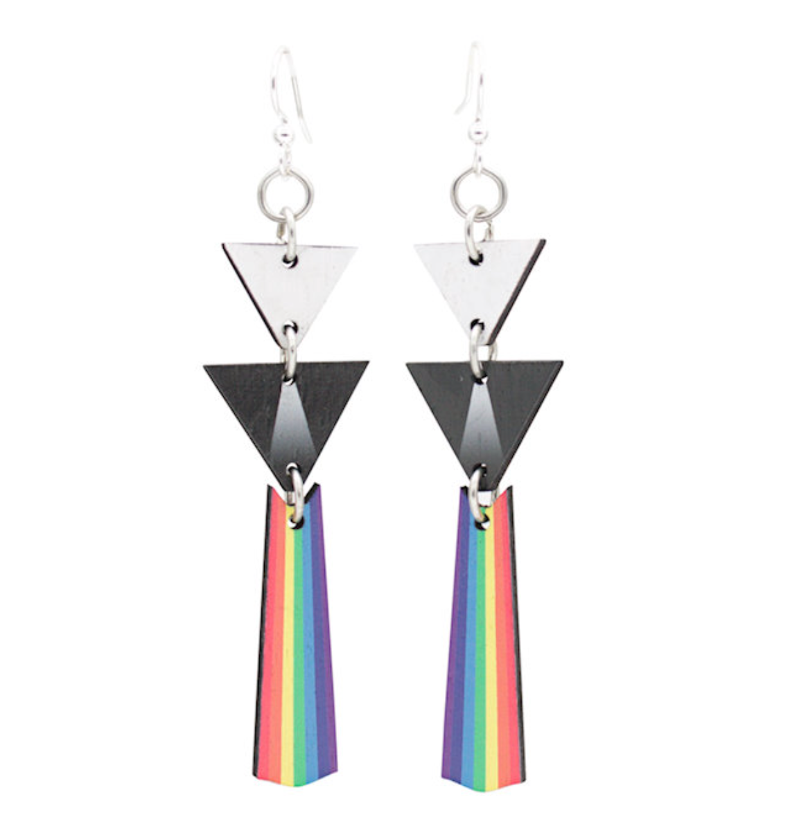 Dark side of the moon Earrings