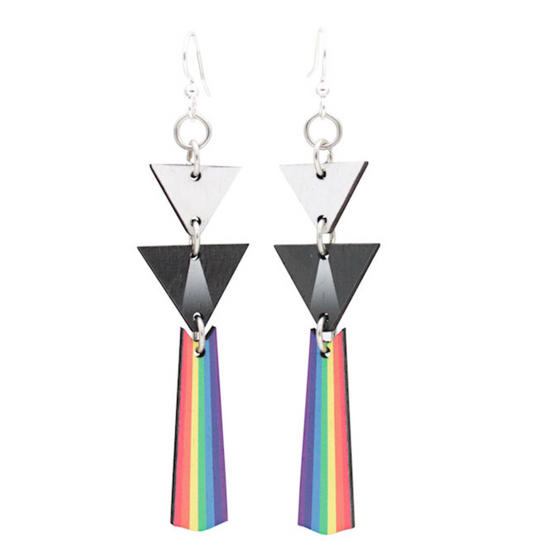 Dark side of the moon Earrings