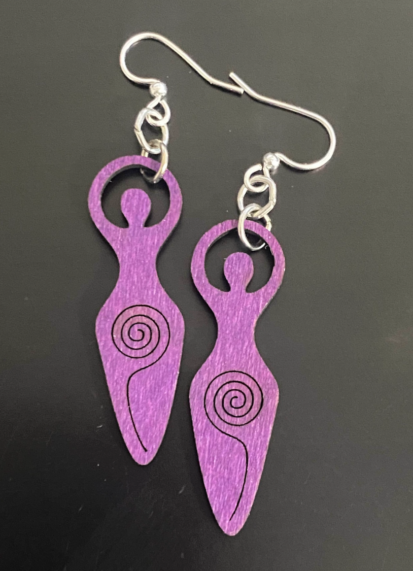 Spiral Goddess Earrings