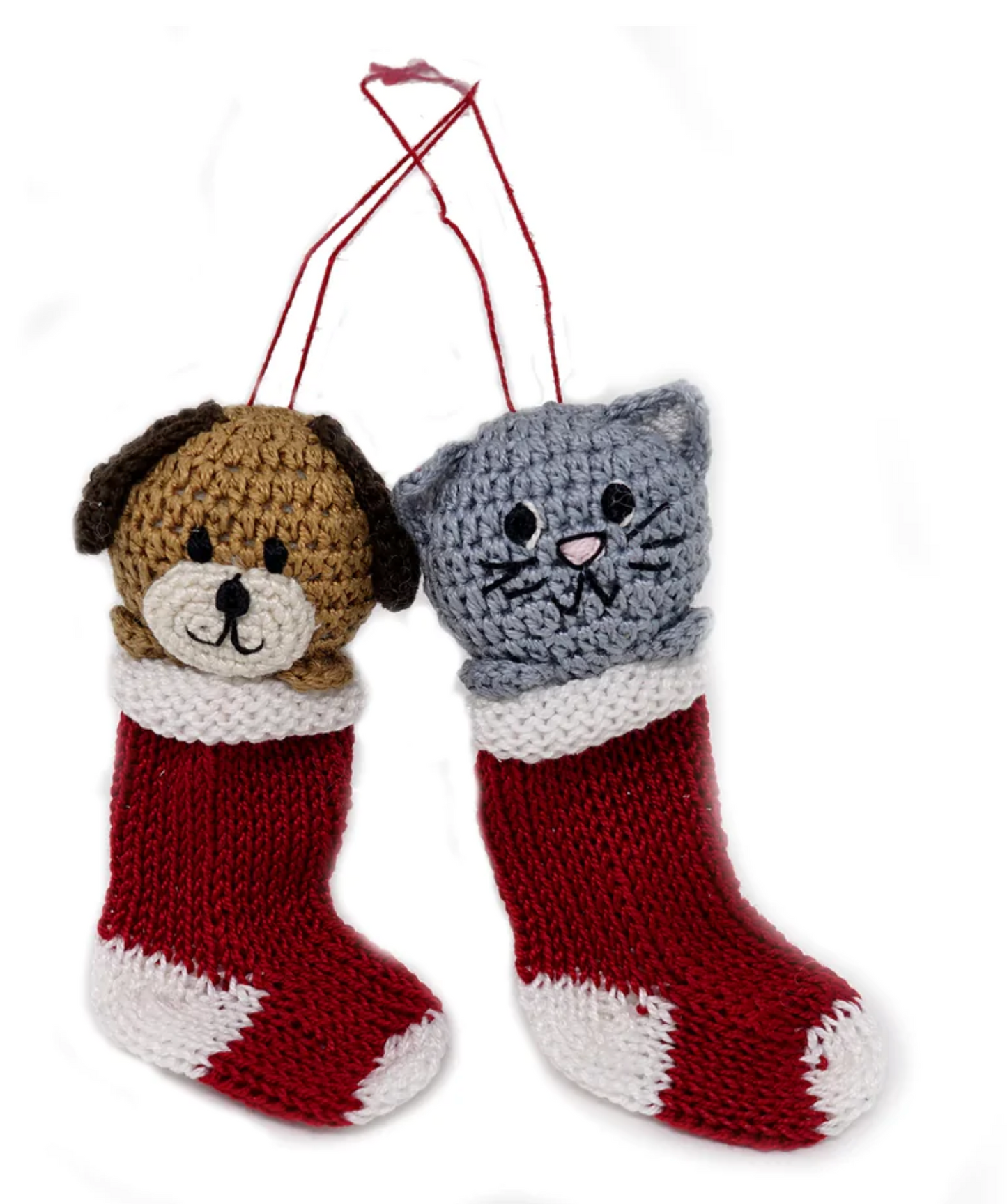 stocking animal ornaments
