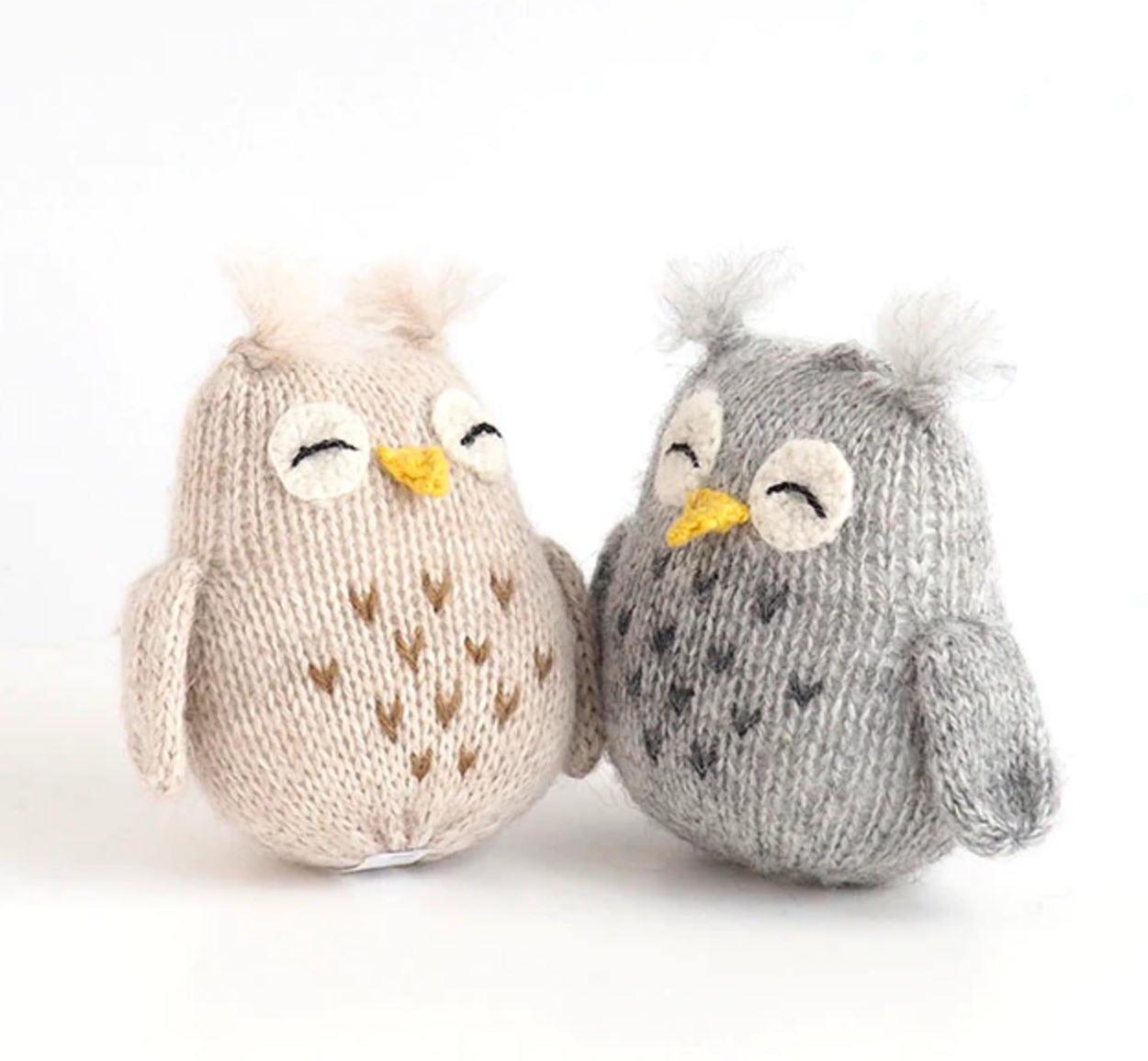 Owl Ornaments W/ Tufts