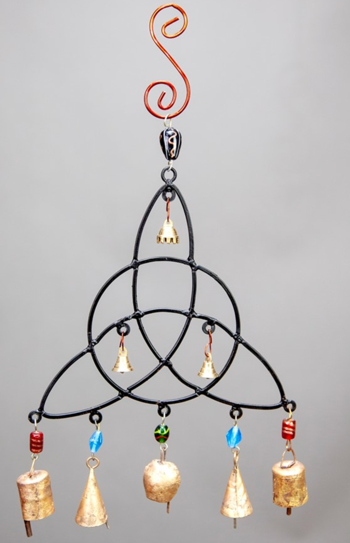 Iron Celtic Chime with Beads