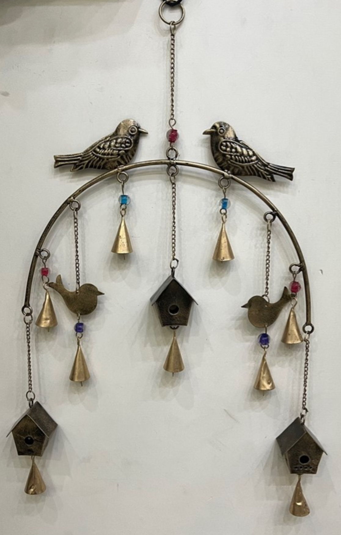 Iron Chime W/ Birdhouse