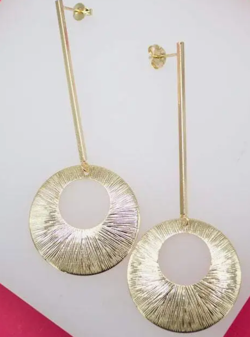 Long Edgy Modern Earring