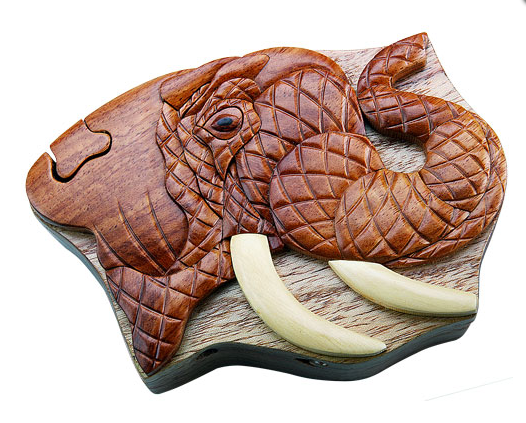Elephant Puzzle Head II