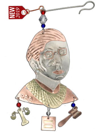 Ruth Bader Ginsberg Ornament