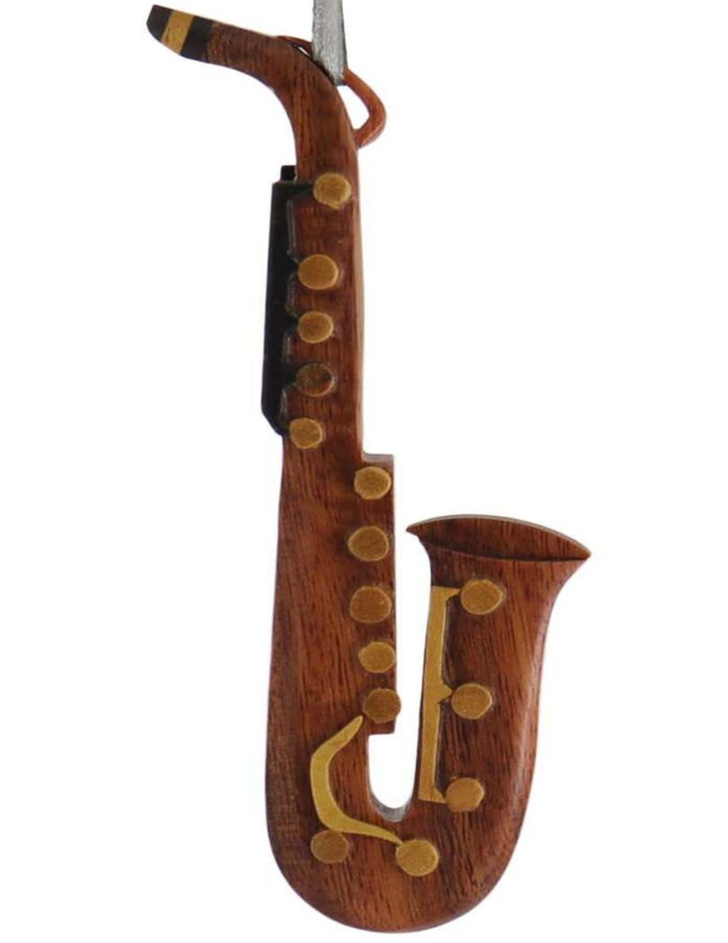 Saxophone Wooden Ornament