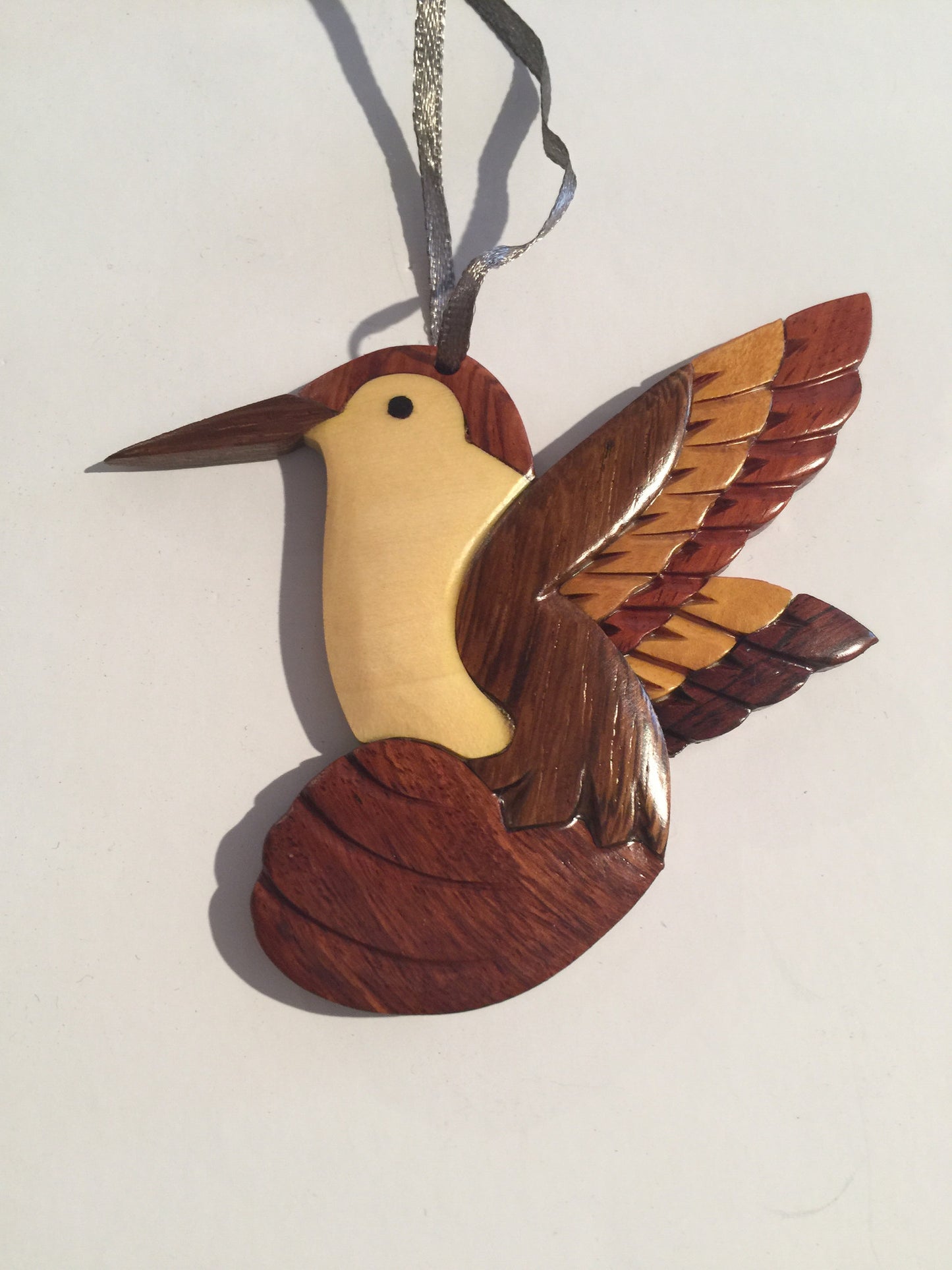 Hummingbird Wooden Ornament