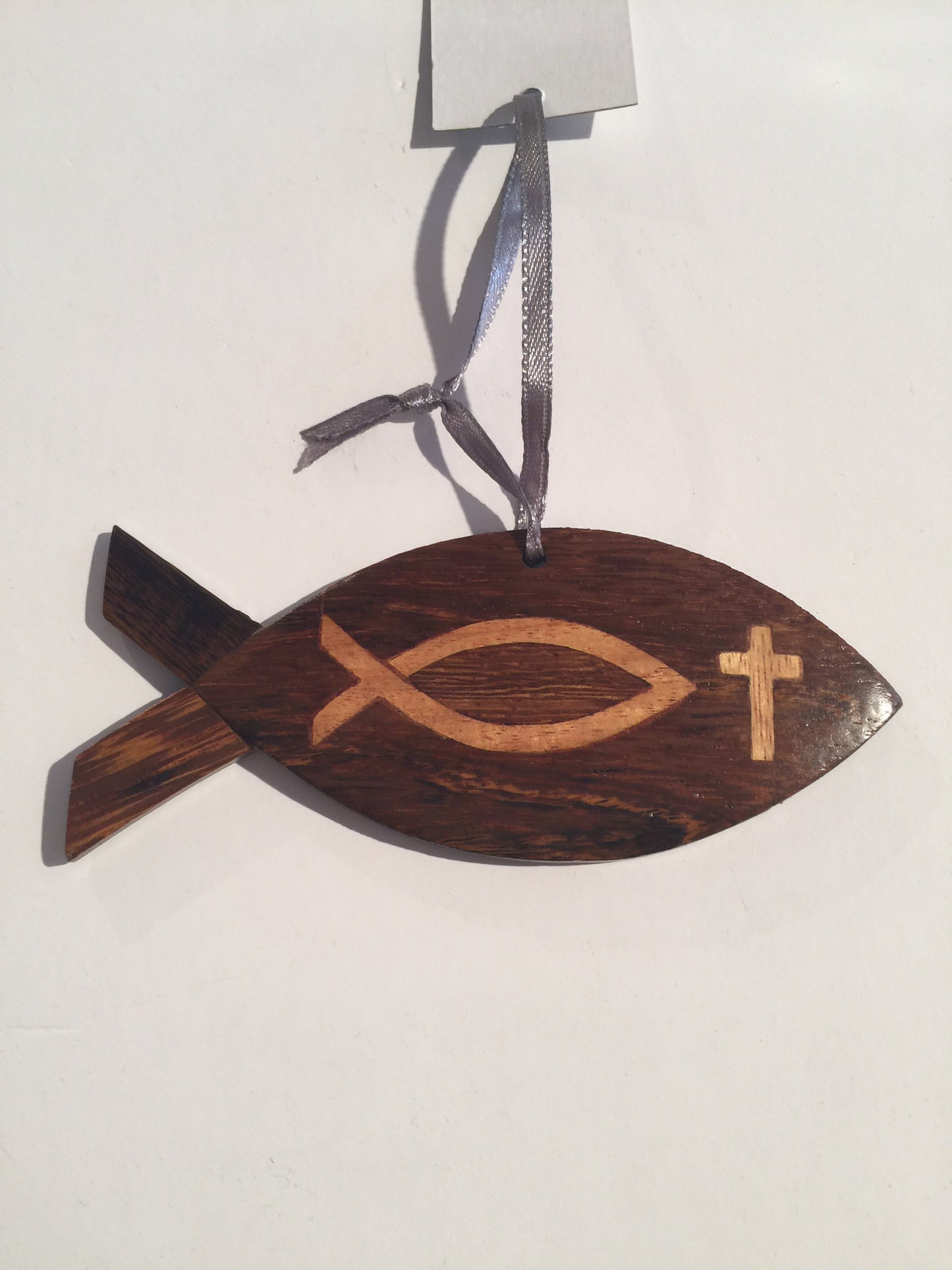 Christian Fish Wooden Ornament