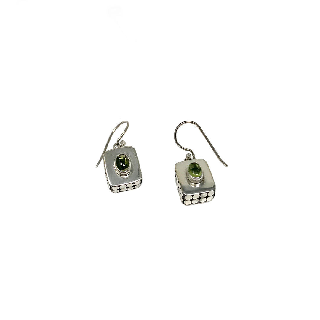 Green Tourmaline Earrings
