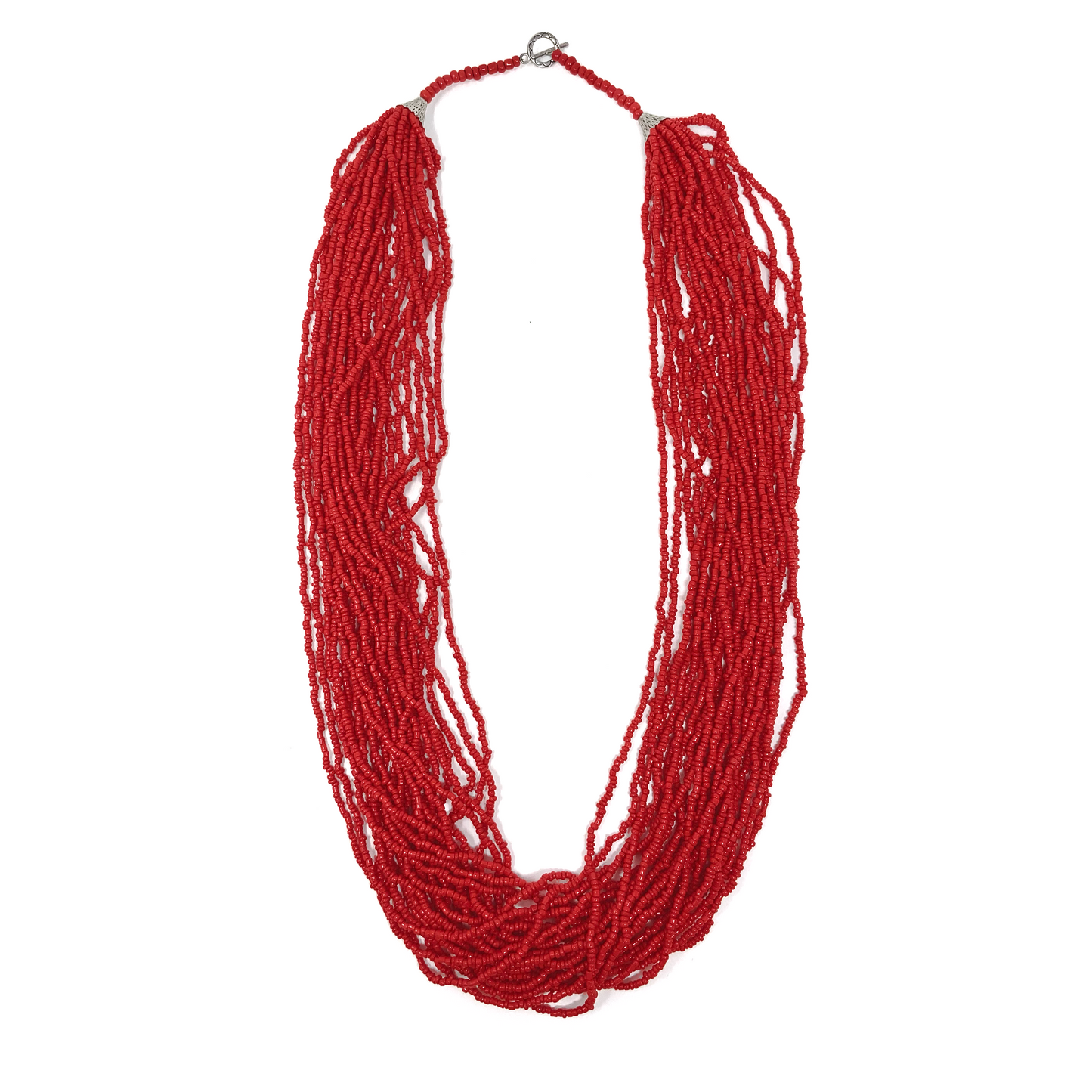 30 Strand Red Necklace