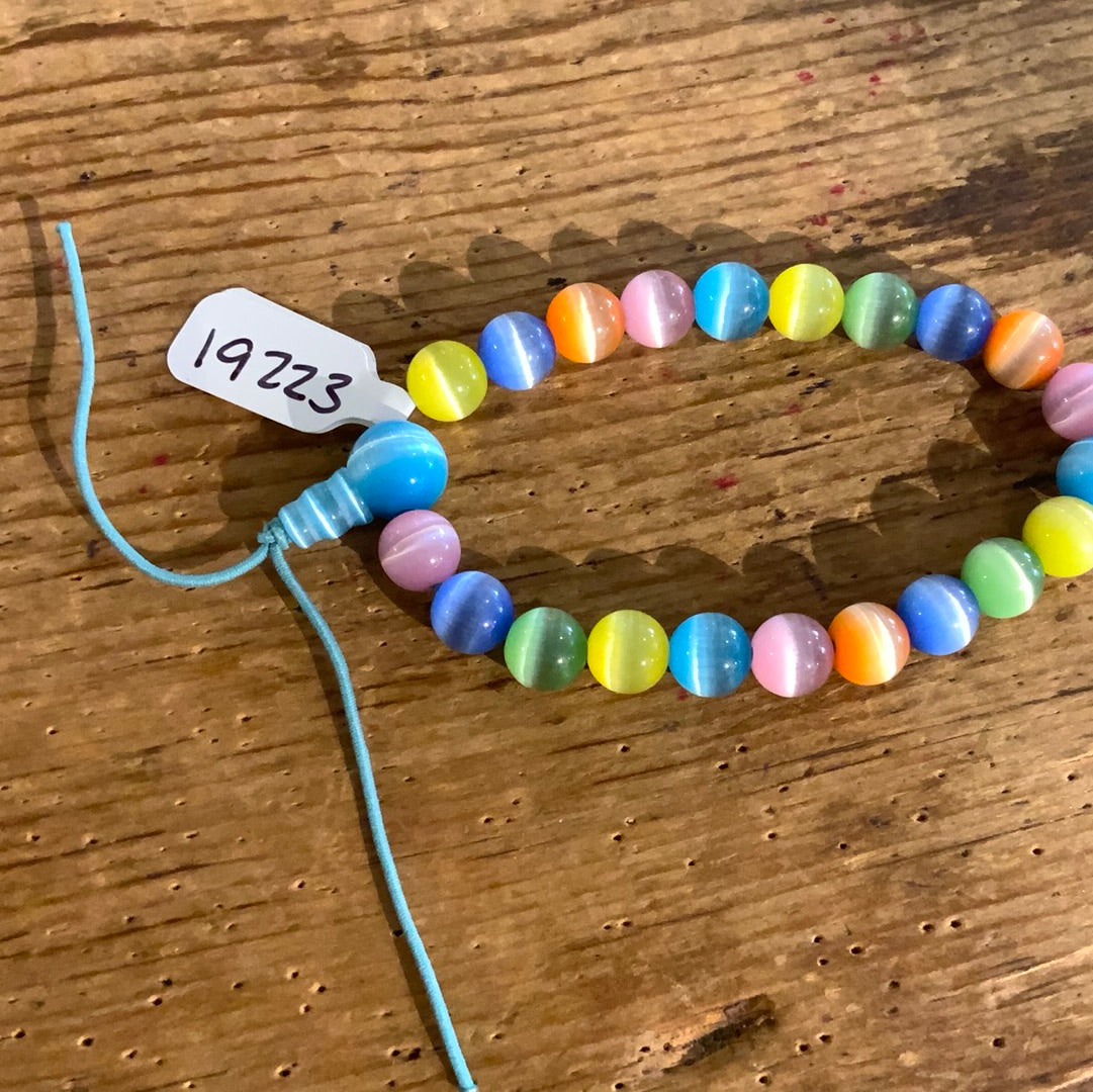 Roll On Cat's Eye Beaded Bracelets