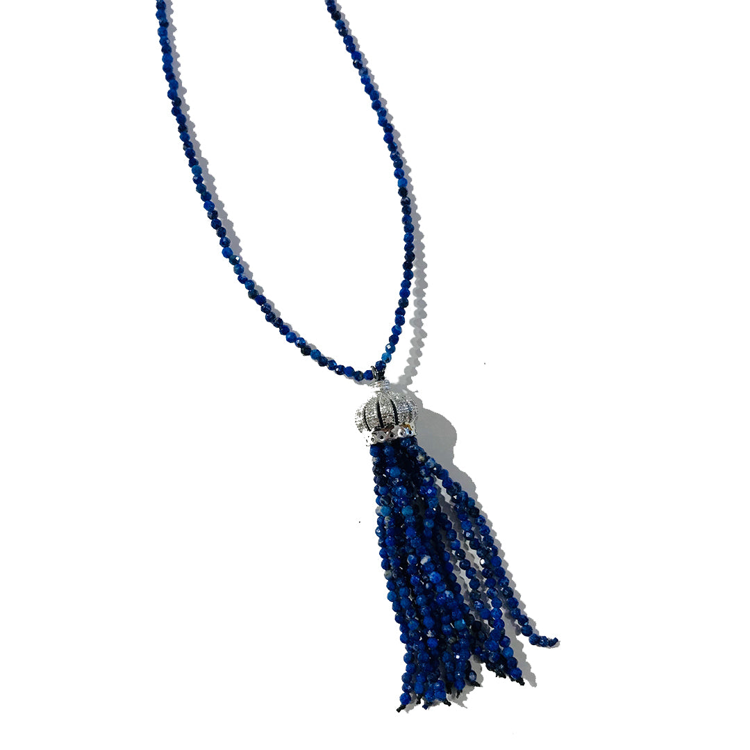 Beaded Tassel Necklace