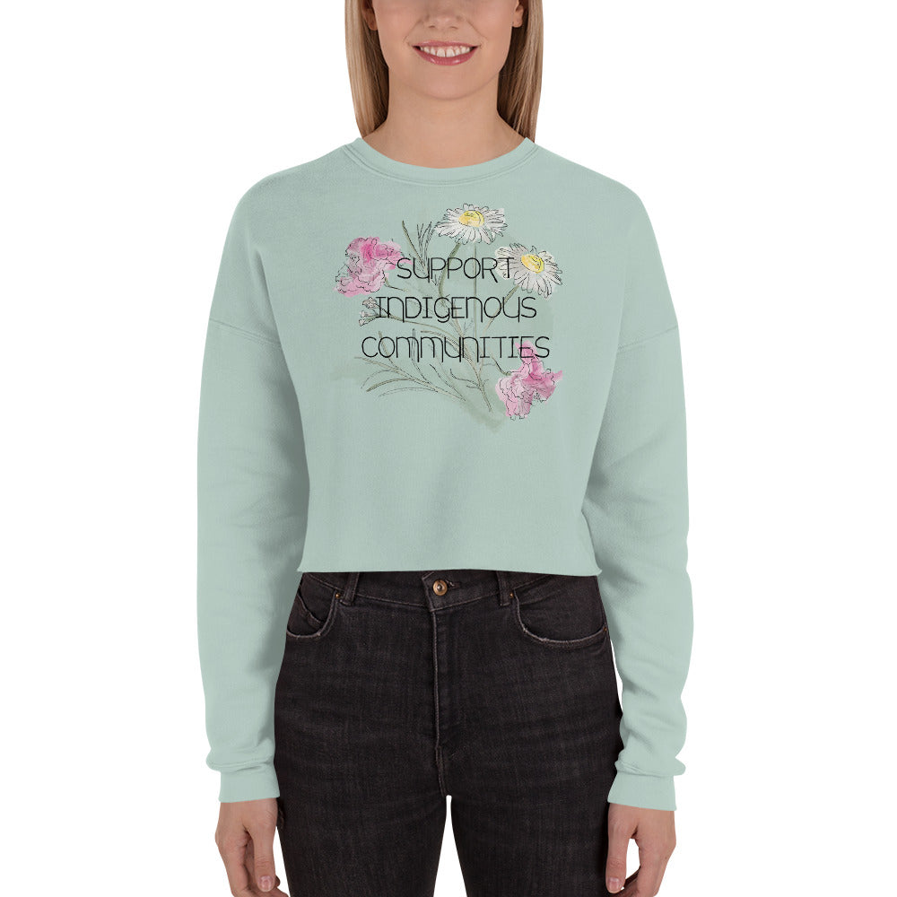 Indigenous Peoples' Day Crop Sweatshirt