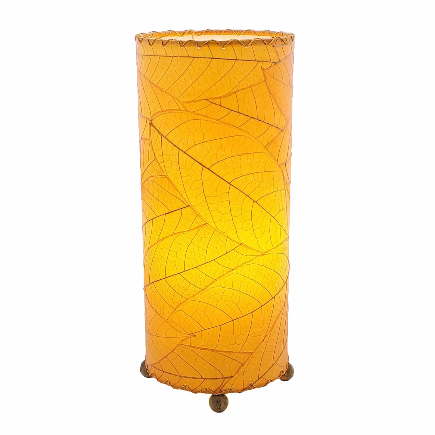 Cocoa Leaf Cylinder Lamp