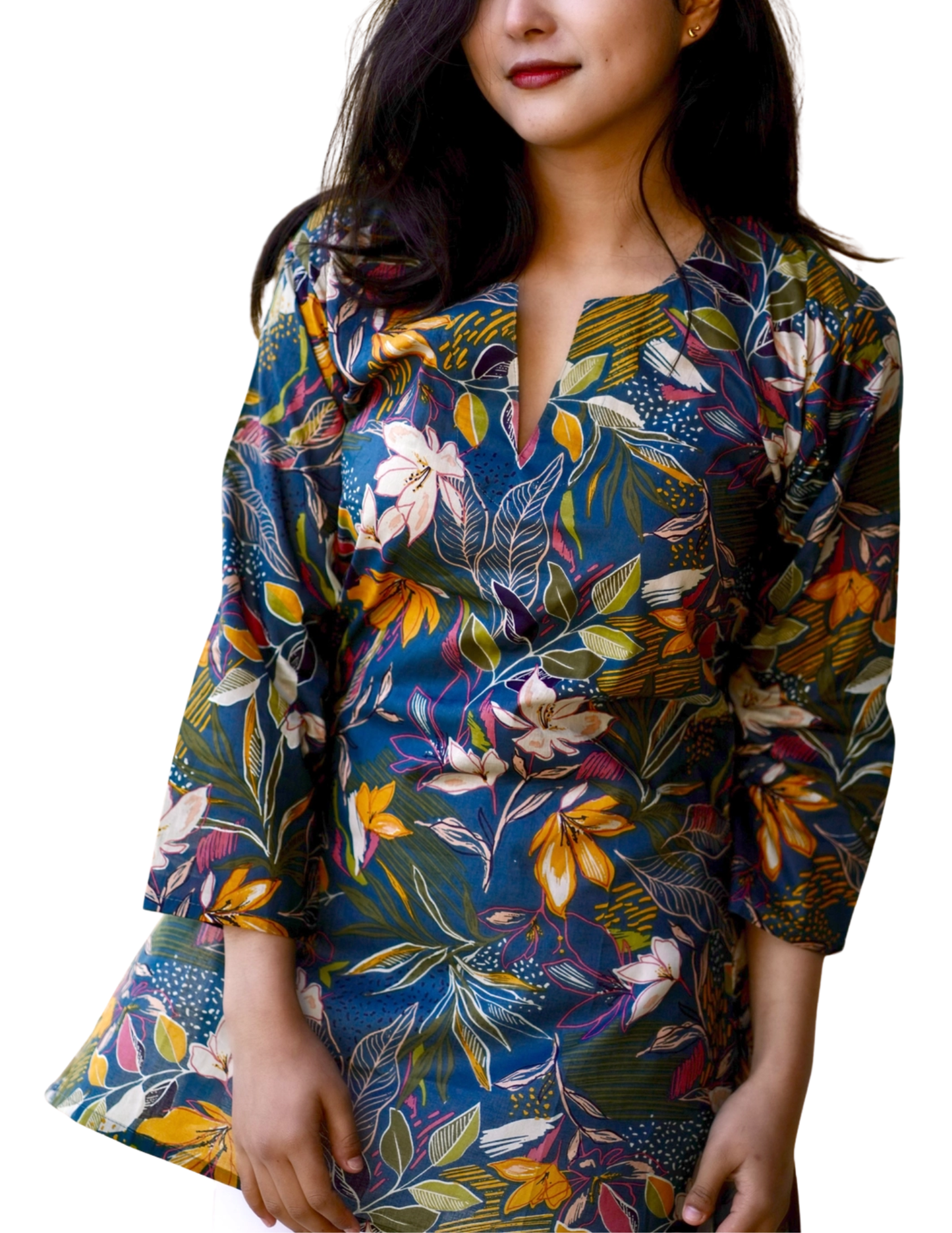 Leilani Cotton Kurta Tunic