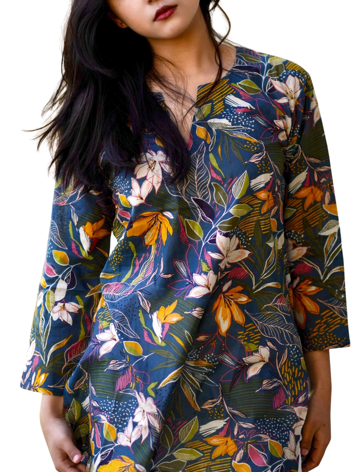 Leilani Cotton Kurta Tunic