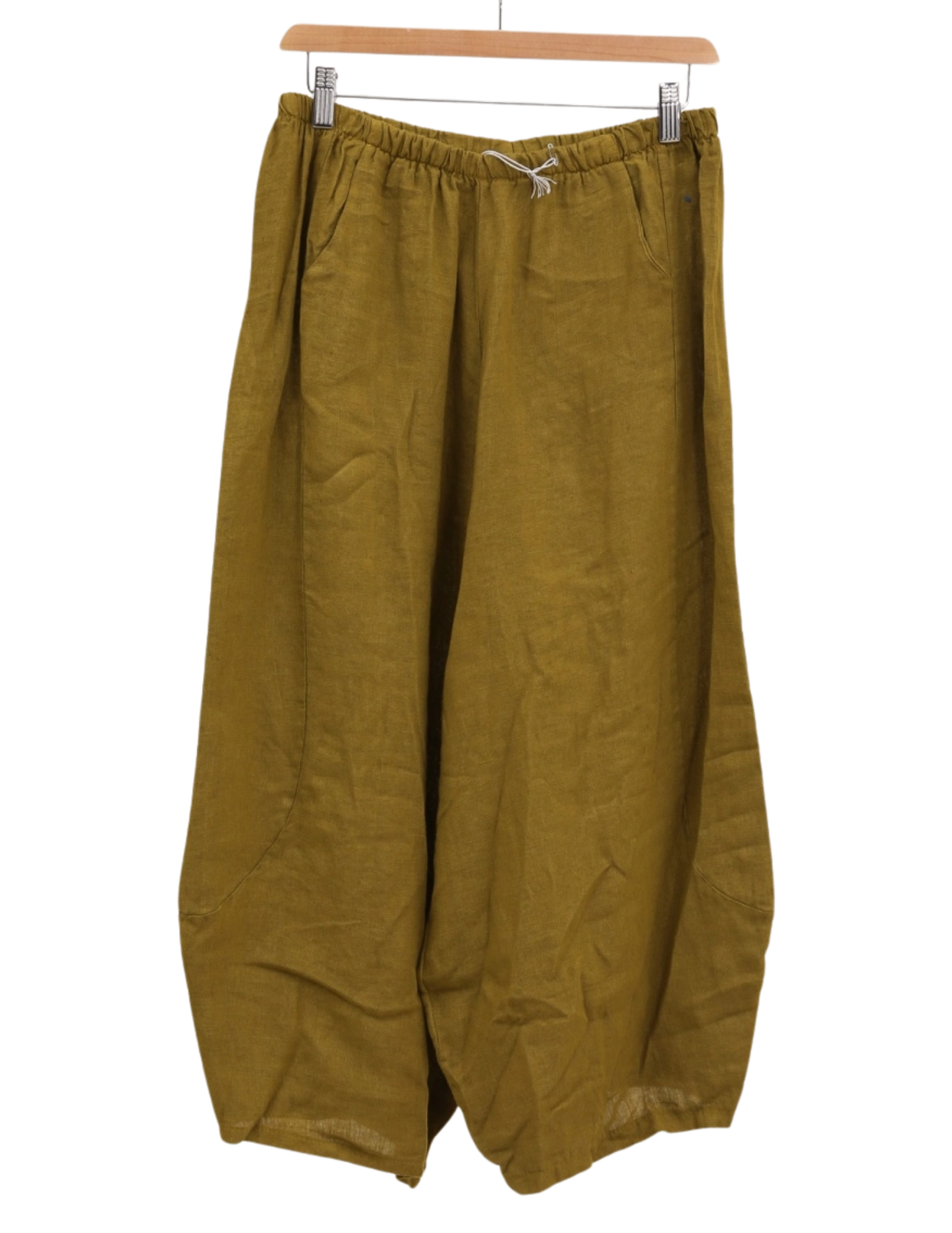 Linen Barrel Pants